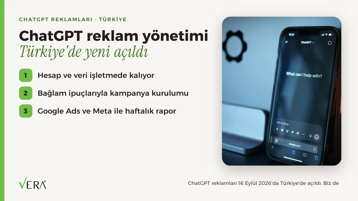 ChatGPT reklam nasıl verilir? 2026 Türkiye